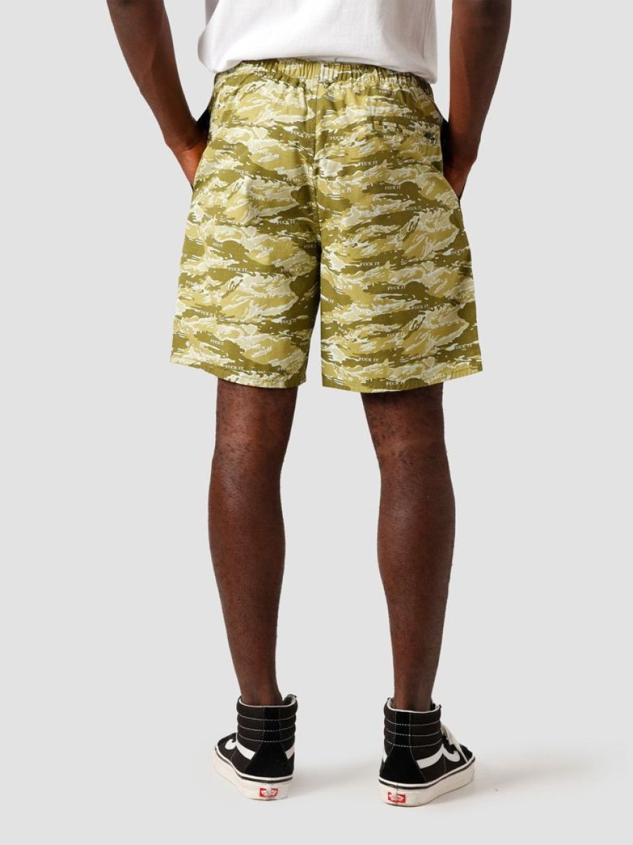 Men HUF | Huf Fuck It Tiger Camo Easy Shorts