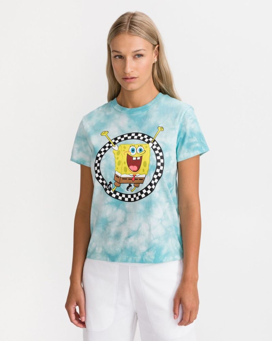 Women Vans | Vans Wmns X Spongebob Jump Out Ss Lifestyle T-Shirt