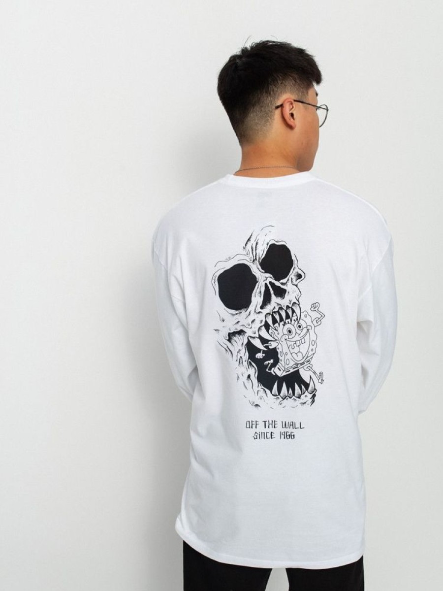 Men Vans | Vans Mike Gigliotti X Spongebob Skull Ls Lifestyle T-Shirt