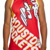 Men Mitchell & Ness | Mitchell & Ness Big Face Houston Rockets Tank