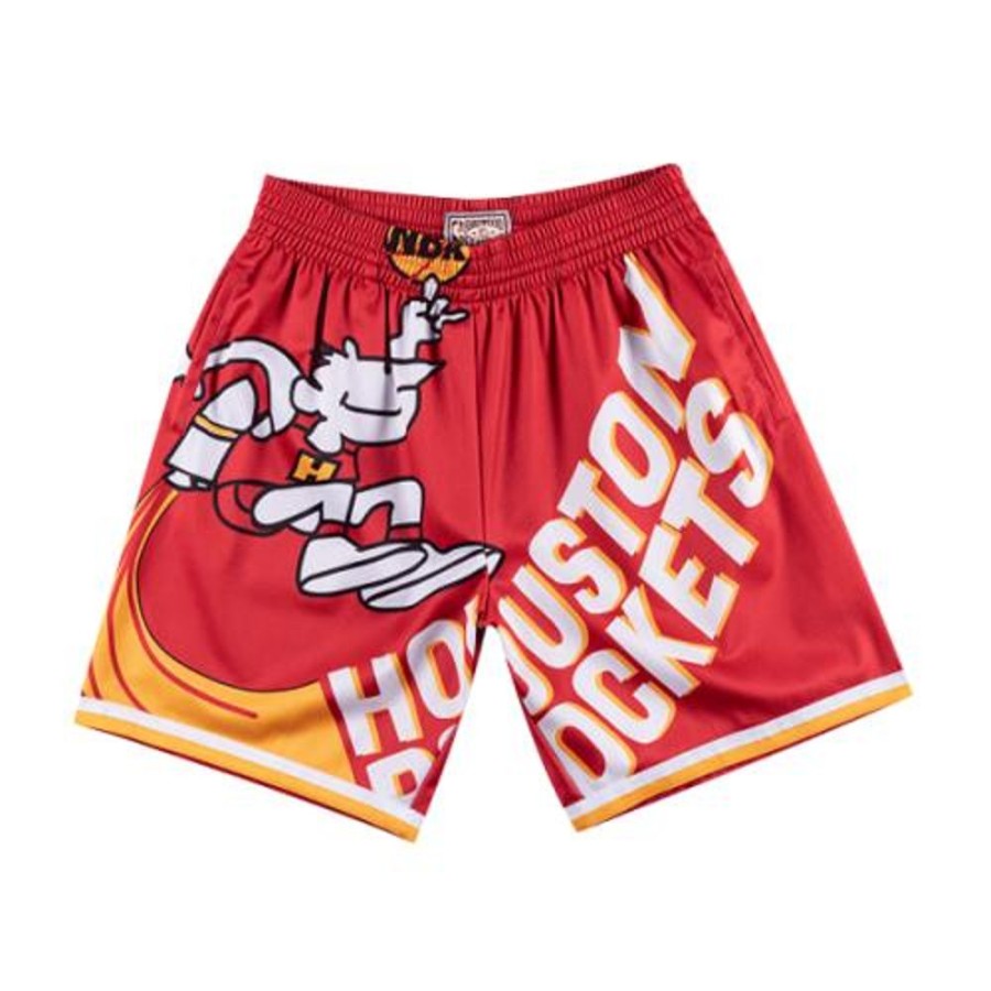 Men Mitchell & Ness | Mitchell & Ness Nba Big Face Houston Rockets Shorts