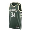 Men Nike | Nike Dri-Fit Nba Milwaukee Bucks Icon Edition Swingman Basketball Tank Top