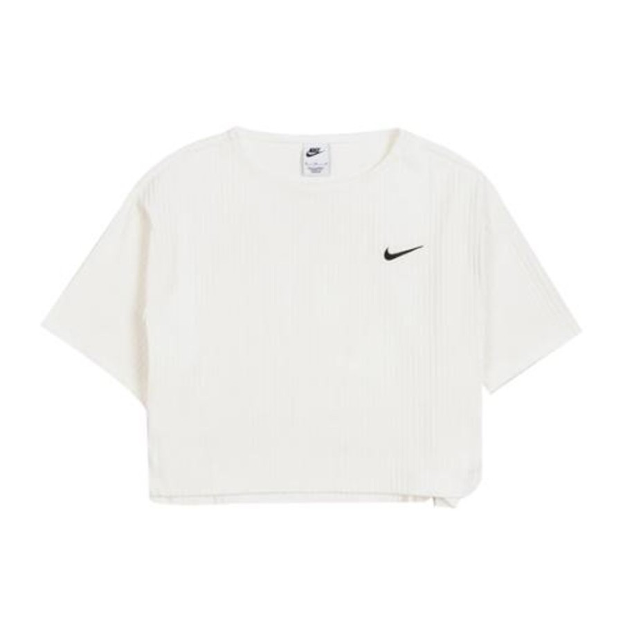 Women Nike | Nike Wmns Sportswear Ribbed Jersey Lifestyle T-Shirt