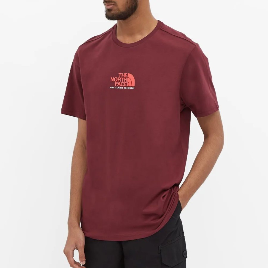 Men The North Face | The North Face Face Fine Alpine Ss Lifestyle T-Shirt