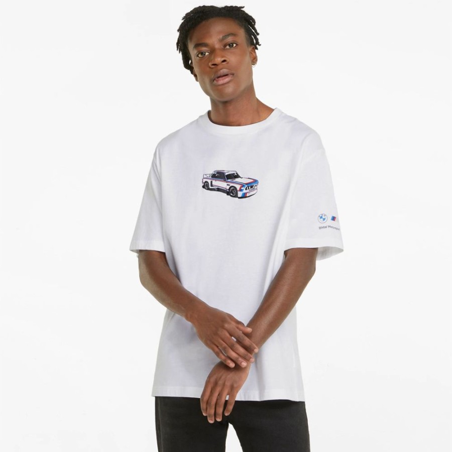 Men Puma | Puma Bmw M Motorsport Statement Ss Lifestyle T-Shirt