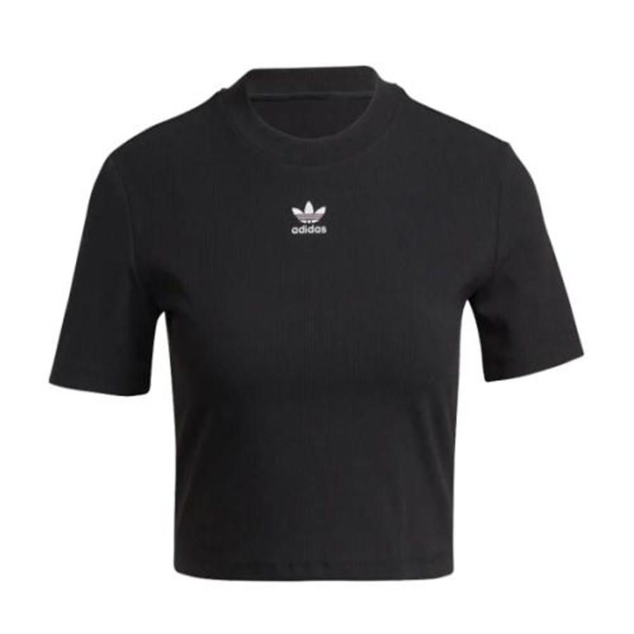 Women adidas Originals | Adidas Originals Wmns Adicolor Essentials Rib Cropped Ss Lifestyle T-Shirt